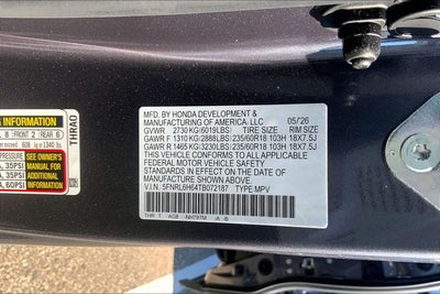 2026 Honda Odyssey EX-L