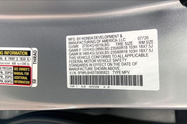 2026 Honda Odyssey EX-L
