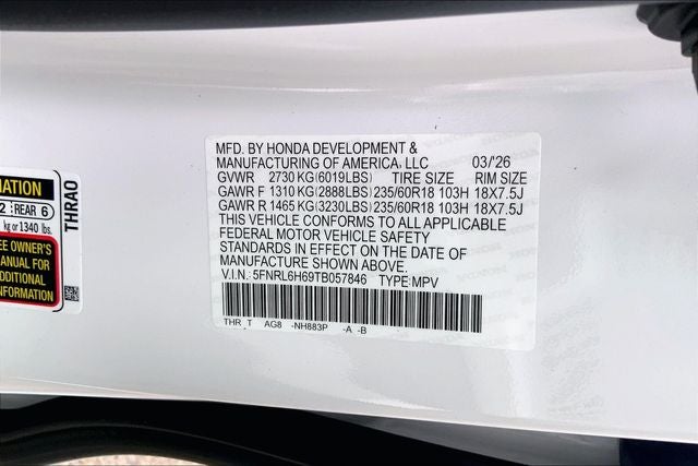2026 Honda Odyssey EX-L