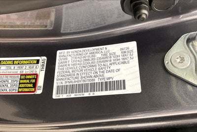 2026 Honda Odyssey EX-L