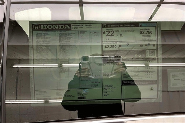 2026 Honda Odyssey Sport-L