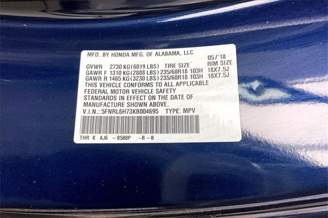 2019 Honda Odyssey EX-L