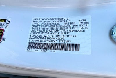 2026 Honda Odyssey Sport-L