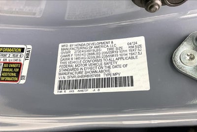 2024 Honda Odyssey Touring