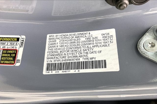 2024 Honda Odyssey Touring