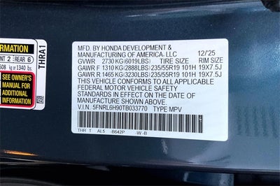 2026 Honda Odyssey Elite