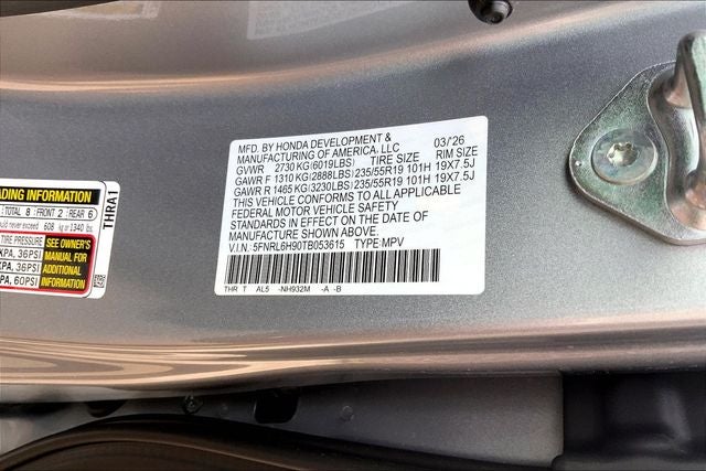 2026 Honda Odyssey Elite