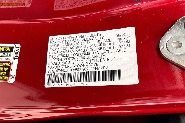 2027 Honda Odyssey Elite InStock