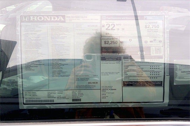 2026 Honda Odyssey Elite