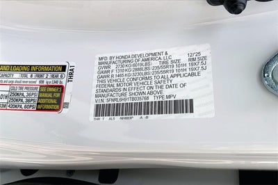 2026 Honda Odyssey Elite