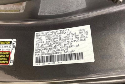 2026 Honda Odyssey Elite