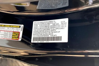 2026 Honda Odyssey Elite