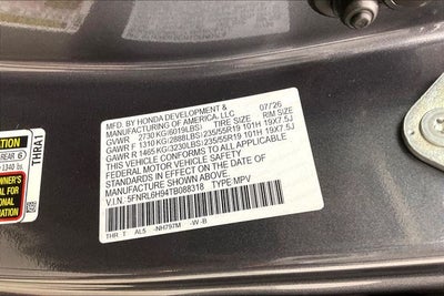 2026 Honda Odyssey Elite InStock