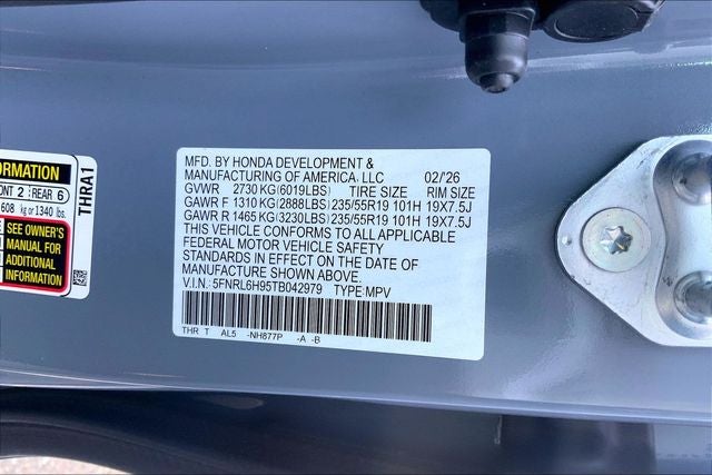 2026 Honda Odyssey Elite