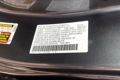 2026 Honda Odyssey Elite