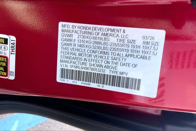 2026 Honda Odyssey Elite
