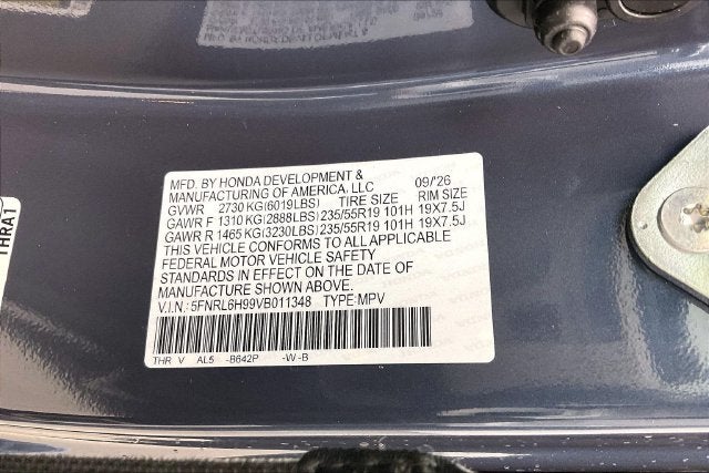 2027 Honda Odyssey Elite InStock