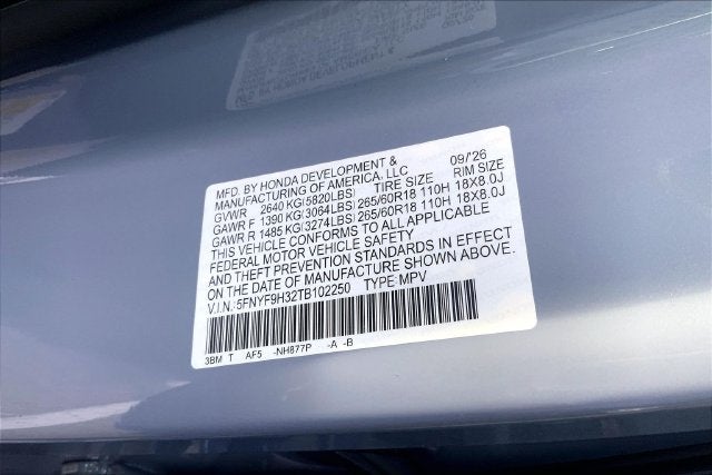 2026 Honda Passport RTL Towing InStock