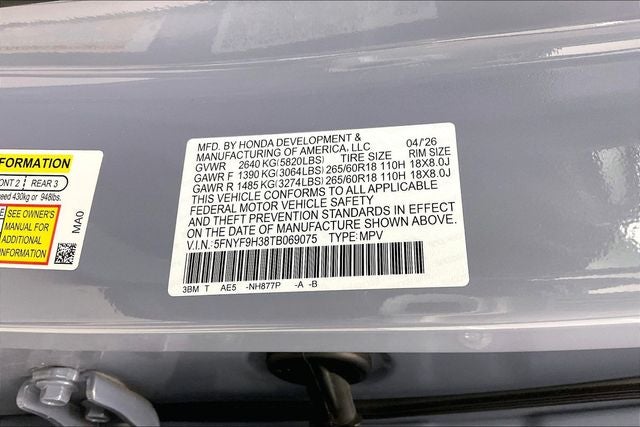 2026 Honda Passport RTL