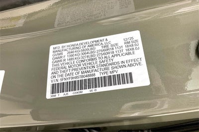 2026 Honda Passport TrailSport Elite Blackout