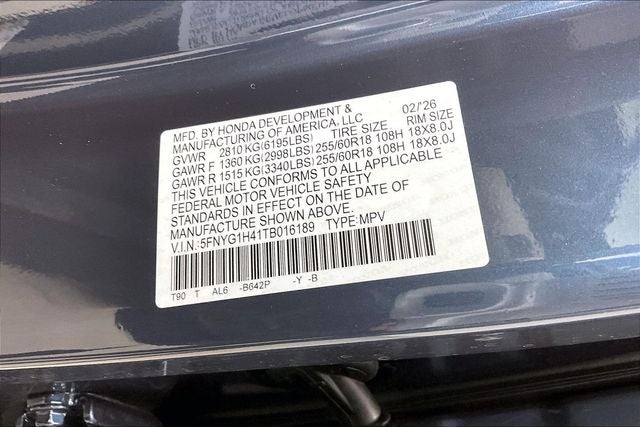 2026 Honda Pilot EX-L