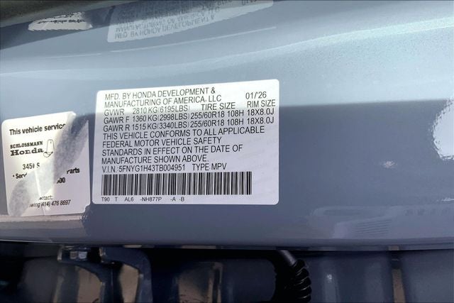 2026 Honda Pilot EX-L