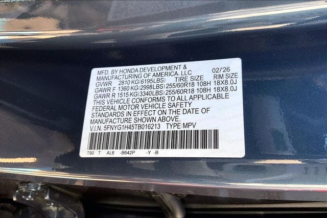 2026 Honda Pilot EX-L