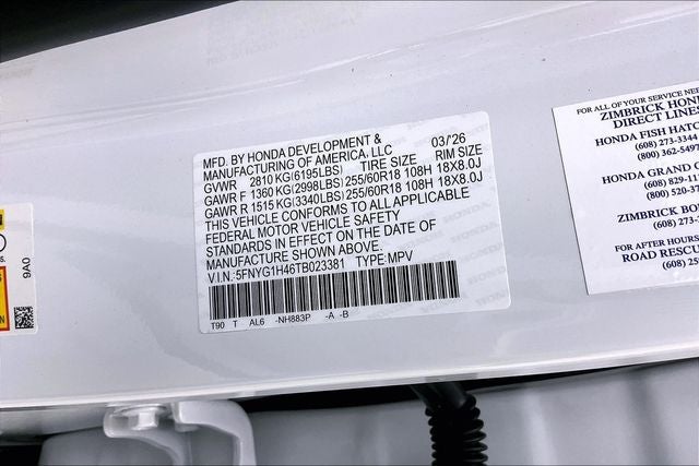 2026 Honda Pilot EX-L