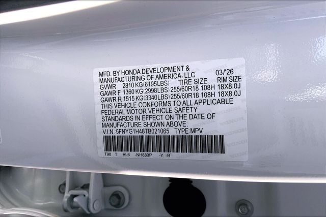 2026 Honda Pilot EX-L