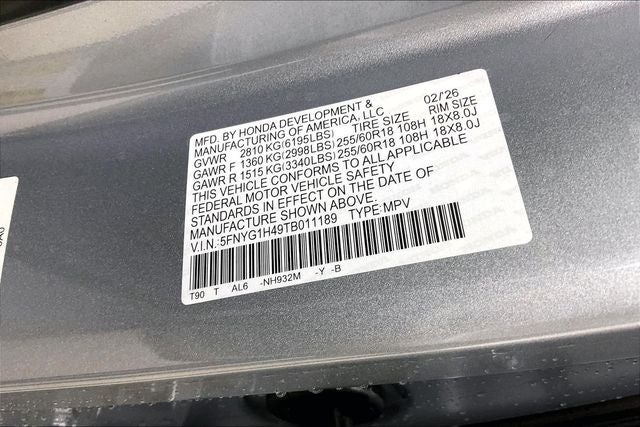 2026 Honda Pilot EX-L