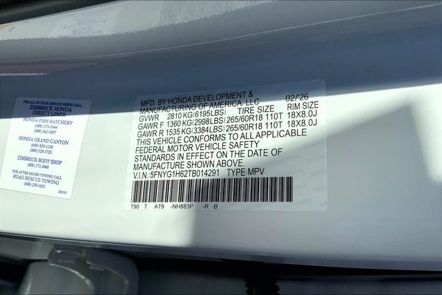 2026 Honda Pilot TrailSport