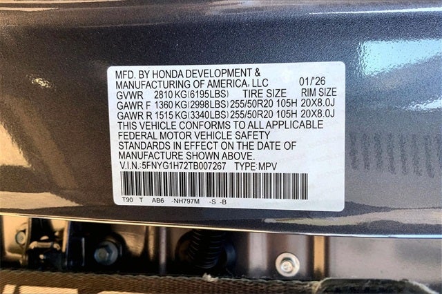 2026 Honda Pilot Touring