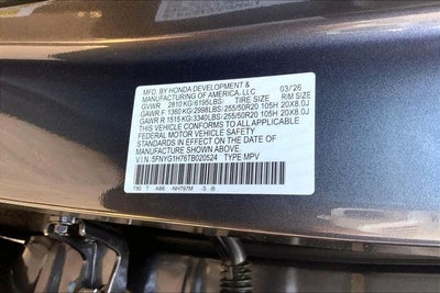 2026 Honda Pilot Touring