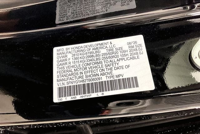 2026 Honda Pilot Elite InStock