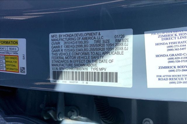 2026 Honda Pilot Elite