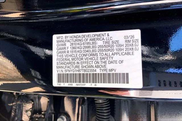 2026 Honda Pilot Elite