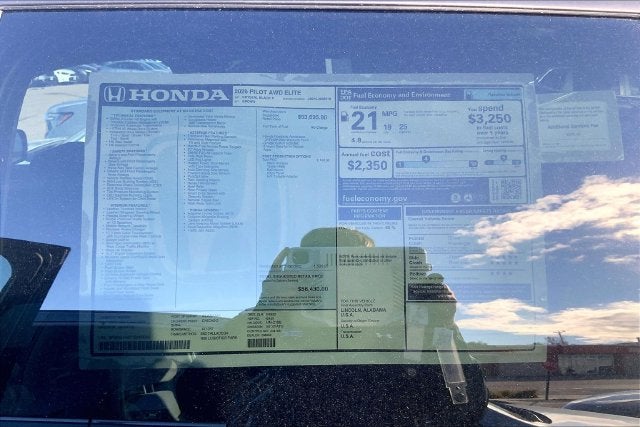 2026 Honda Pilot Elite InStock