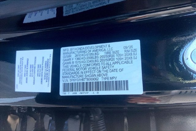 2026 Honda Pilot Elite InStock