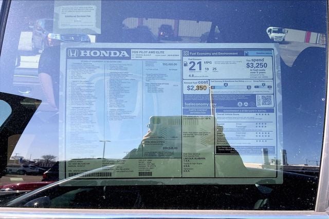 2026 Honda Pilot Elite