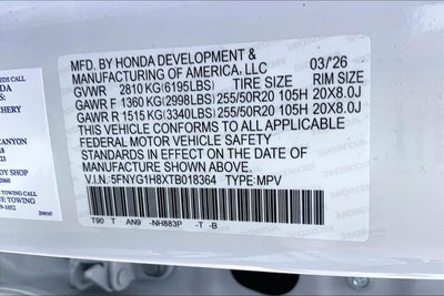2026 Honda Pilot Elite