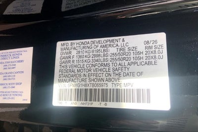 2026 Honda Pilot Elite InStock
