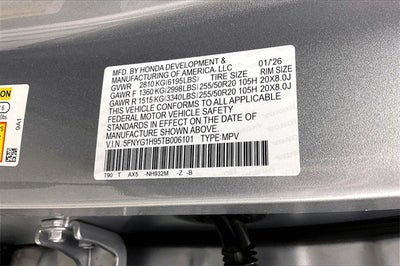 2026 Honda Pilot Black Edition