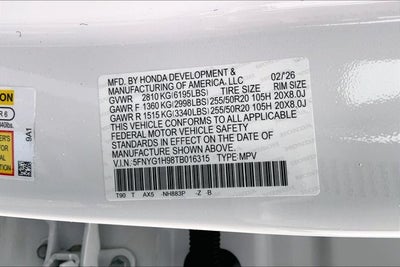2026 Honda Pilot Black Edition