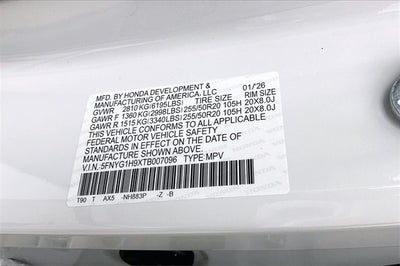 2026 Honda Pilot Black Edition