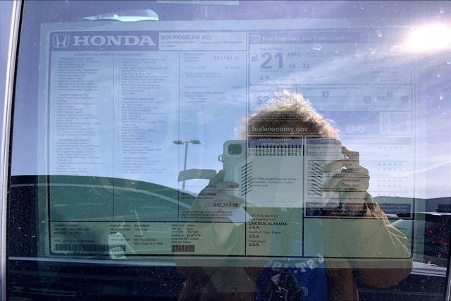 2026 Honda Ridgeline RTL