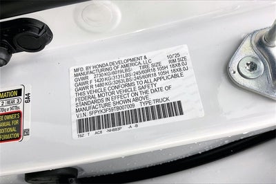 2026 Honda Ridgeline RTL