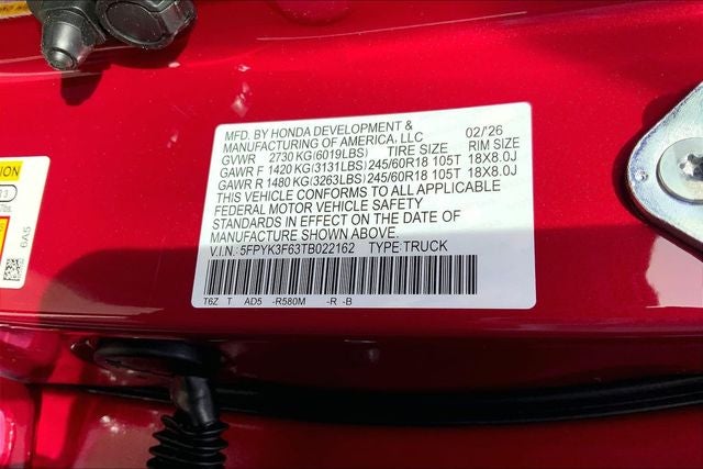 2026 Honda Ridgeline TrailSport