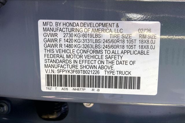 2026 Honda Ridgeline TrailSport