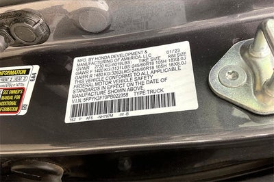 2023 Honda Ridgeline RTL-E