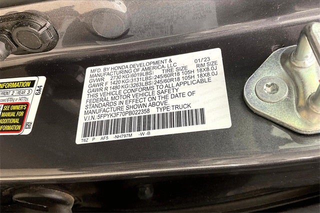 2023 Honda Ridgeline RTL-E